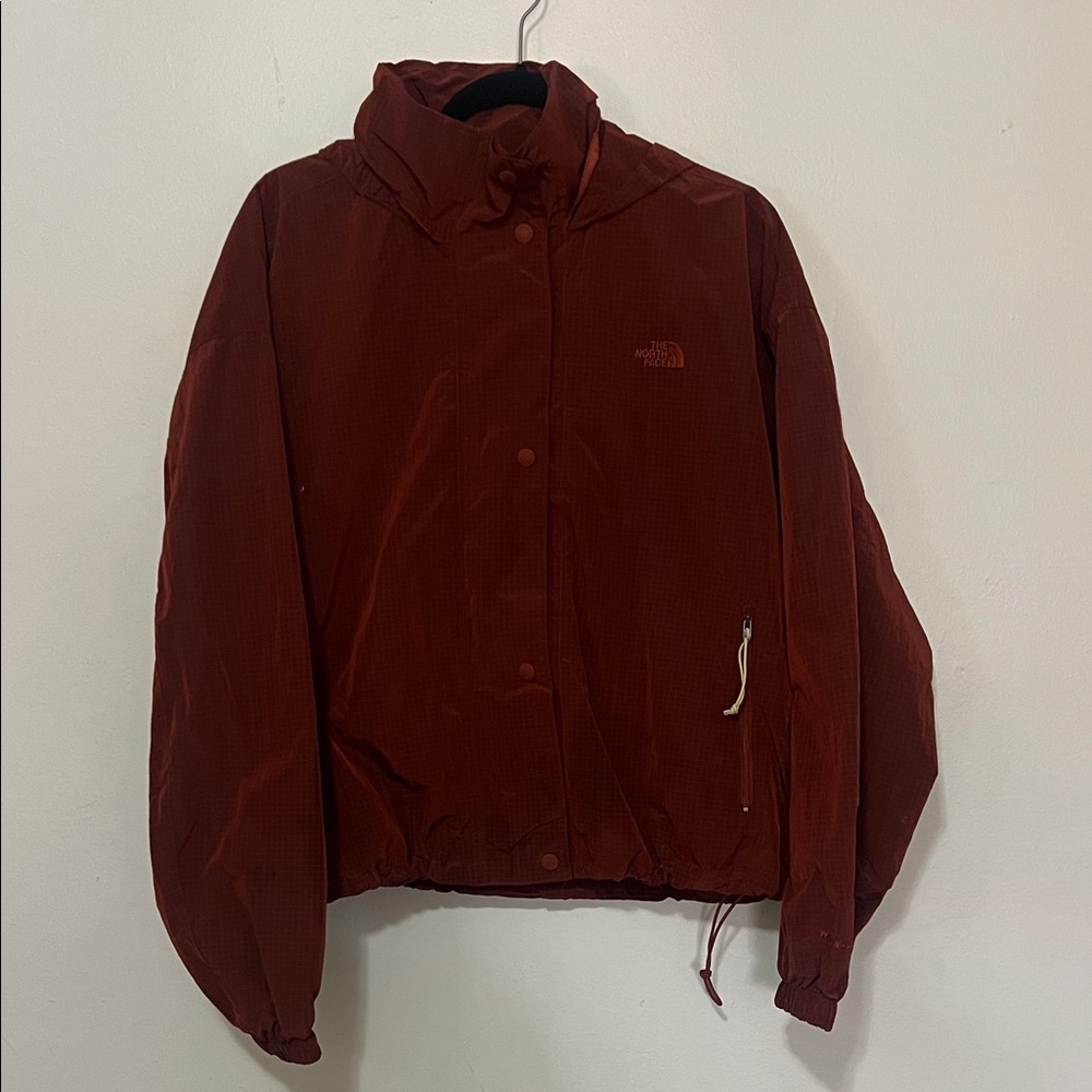 The North Face Burgundy Windbreaker